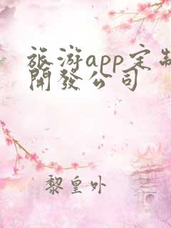 旅游app定制开发公司