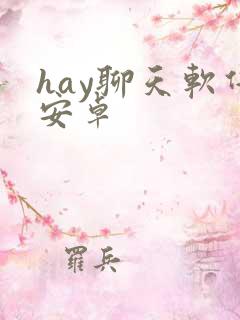 hay聊天软件安卓