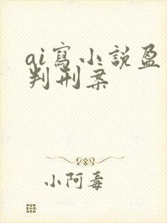 ai写小说盈利判刑案