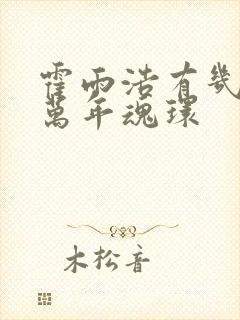 霍雨浩有几个十万年魂环