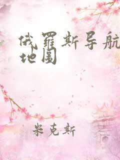 俄罗斯导航卫星地图