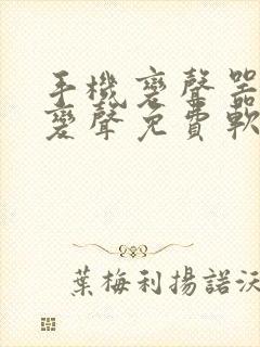 手机变声器实时变声免费软件