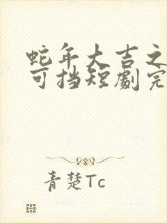 蛇年大吉之婚不可挡短剧完整版