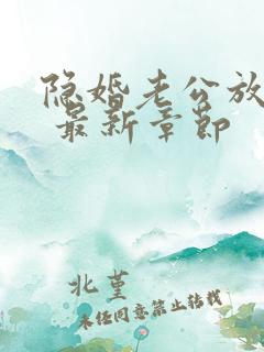 隐婚老公放肆宠 最新章节