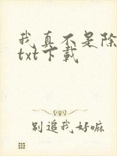 我真不是除念师txt下载