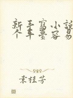 新手写小说去哪个平台容易赚到钱