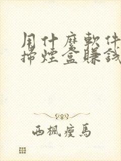 用什么软件可以扫烟盒赚钱