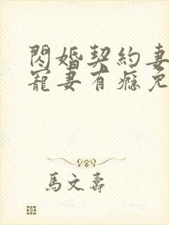 闪婚契约妻封少宠妻有瘾免费阅读