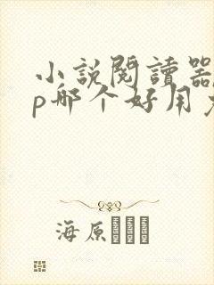 小说阅读器app哪个好用免费