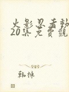 火影忍者动漫720集免费观看