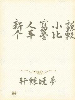 新人写小说在哪个平台比较好