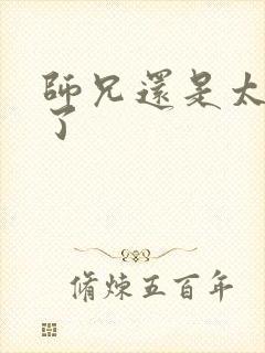 师兄还是太稳健了