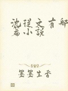 沈从文有哪些长篇小说