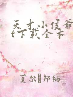 天才小侯爷txt下载全本