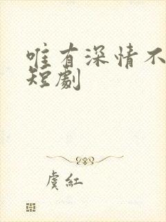 唯有深情不可负短剧