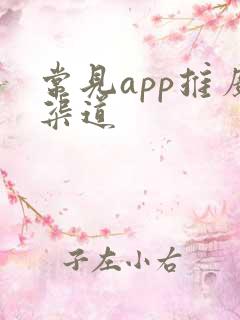 常见app推广渠道