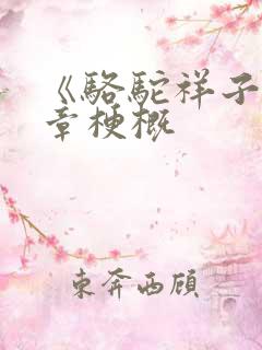 《骆驼祥子》各章梗概