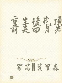 重生后我顶替了前夫白月光版