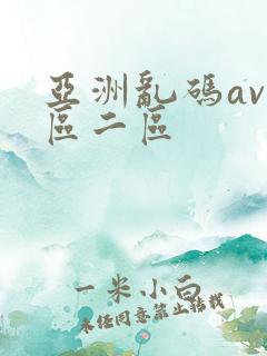 亚洲乱码av一区二区