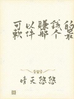 可以赚钱的聊天软件哪个最好