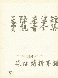 天降老婆短剧免费观看全集高清