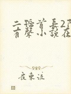 二号首长2阿陈有声小说在线收听