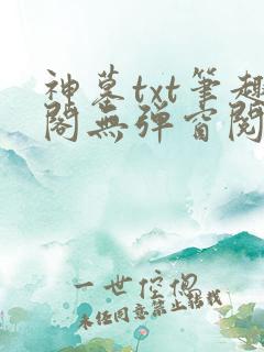 神墓txt笔趣阁无弹窗阅读