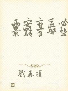 西安市区必去的景点有哪些