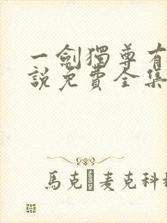 一剑独尊有声小说免费全集