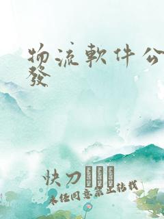 物流软件公司开发