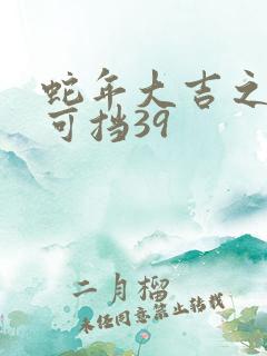 蛇年大吉之婚不可挡39