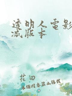 透明人电影无删减版本