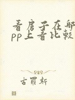 看房子在哪个app上看比较好呢