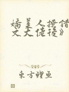 娇美人撩错年代文大佬后》