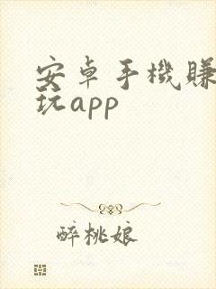 安卓手机赚钱试玩app