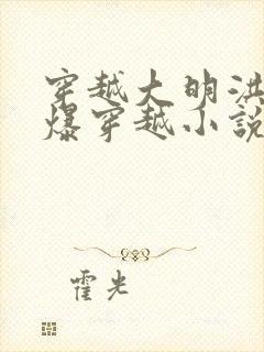 穿越大明洪武自爆穿越小说