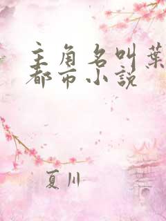 主角名叫叶尘的都市小说