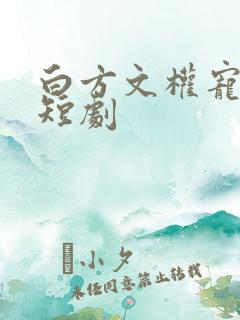 白方文权宠天下短剧
