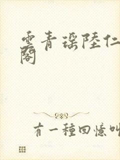 云青瑶陆仁笔趣阁