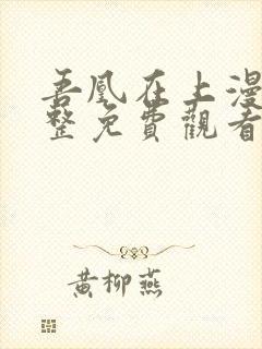 吾凰在上漫画完整免费观看