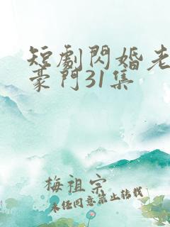 短剧闪婚老公是豪门31集