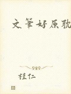 文笔好原耽小说