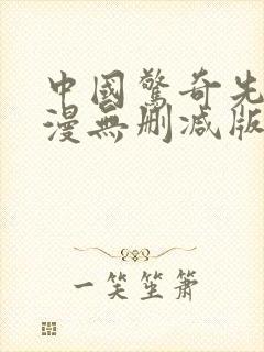 中国惊奇先生动漫无删减版