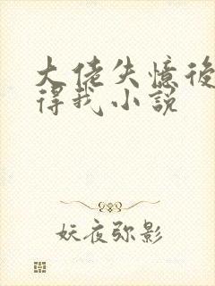 大佬失忆后只记得我小说