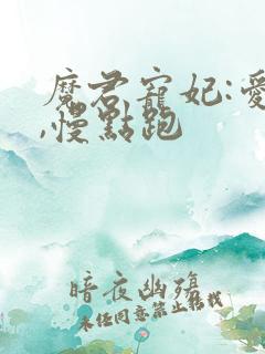 魔君宠妃:爱妃,慢点跑