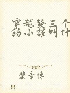 穿越发三个老婆的小说叫什么