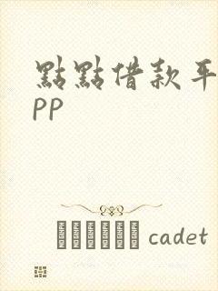 点点借款平台app