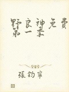 野良神免费观看第一季