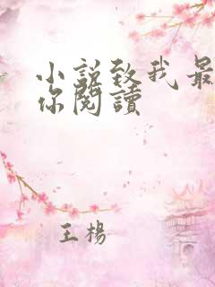小说致我最爱的你阅读