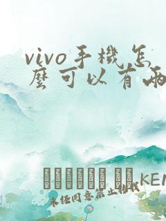 vivo手机怎么可以有两个微信